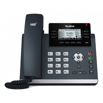 گوشی تلفن Yealink SIP-T42S یک تلفن مدیریتی با قابلیت پشتیبانی از مایکروسافت