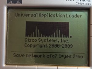 گام چهارم کانفیگ تلفن سیسکو: پاک کردن تمام آی پی‌های ذخیره شده