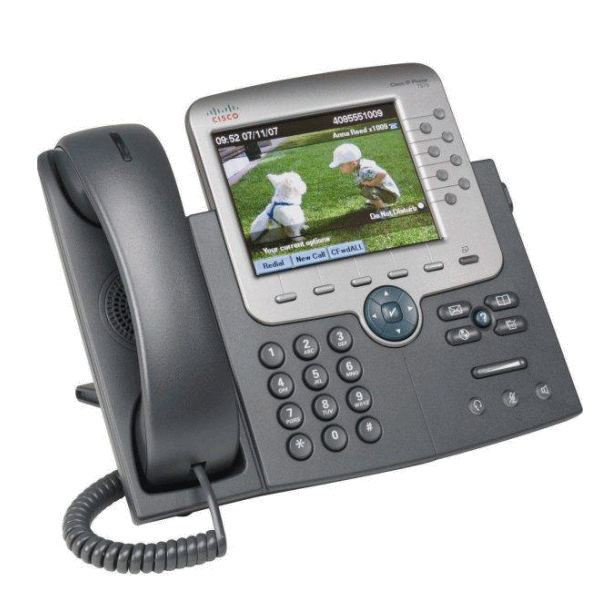 گوشی تلفن سیسکو مدل 7975 یک گوشی تلفن مدیریتی با کیفیت با ظاهری زیبا و کاربرپسند