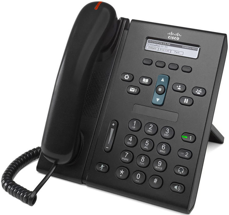 گوشی تلفن سیسکو مدل 6921 مناسب کاربرانی با مکالمات تلفنی معمولی