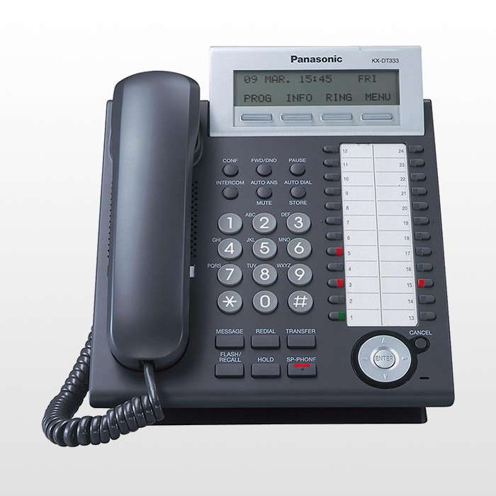 گوشی تلفن پاناسونیک مدل KX-DT333 Panasonic از گوشی تلفن‌های دیجیتال مدیریتی