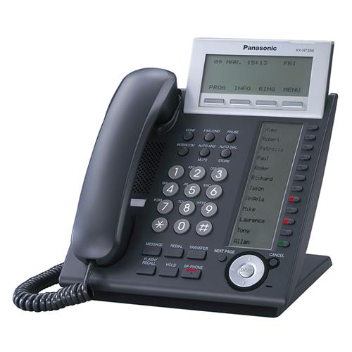 گوشی تلفن پاناسونیک KX-NT366 یک گوشی تلفن سانترال و ویپ با بالاترین کیفیت انتقال مکالمات