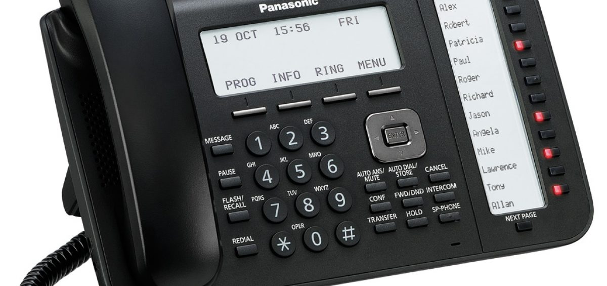 گوشی تلفن پاناسونیک KX-NT556 Panasonic یک گوشی تلفن تحت شبکه مدرن مدیریتی