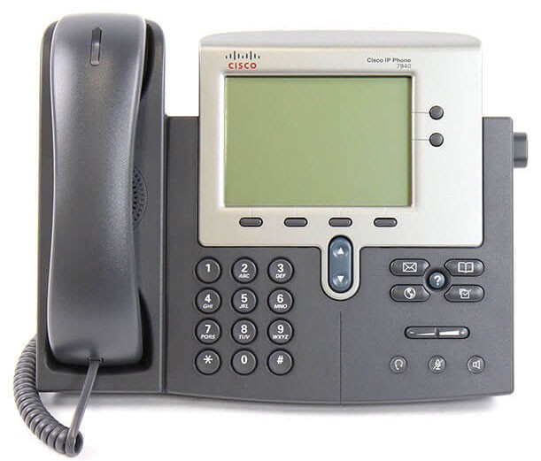 گوشی تلفن سیسکو مدل 7940 یک گوشی تلفن کارمندی برای کاربران نیازمند به ارتباطات تلفنی در حد متوسط