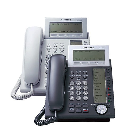 گوشی تلفن پاناسونیک KX-NT366 یک گوشی تلفن سانترال و ویپ با بالاترین کیفیت انتقال مکالمات