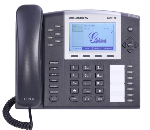 گوشی تلفن گرنداستریم مدل GXP2120 مخصوص سازمان‌های متوسط در رده‌ی منشی و مدیریتی