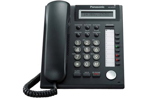 گوشی تلفن پاناسونیک KX-NT321 Panasonic یکی گوشی تلفن ویپ کاملاً دیجیتال و مناسب دفاتر اداری