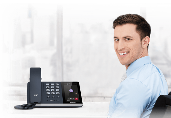 گوشی تلفن یالینک مدل T55A - تصویر 2