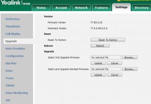 بازگرداندن کلیه تنظیمات به حالت اولیه با گزینه ریست رجیستر هندستهای یالینک مدل W56H و W53H: بازگرداندن کلیه تنظیمات به حالت اولیه