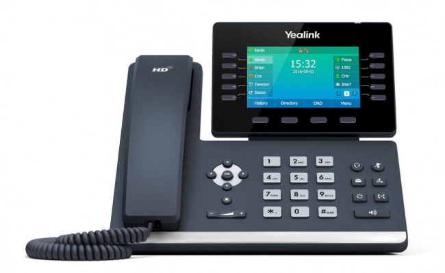 گوشی تلفن تحت شبکه یلینک مدل T54S مناسب برای کاربران شاغل در اداره‌ها و سازمان‌های عمومی